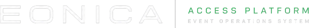Eonica Access Platform — Event Operations System